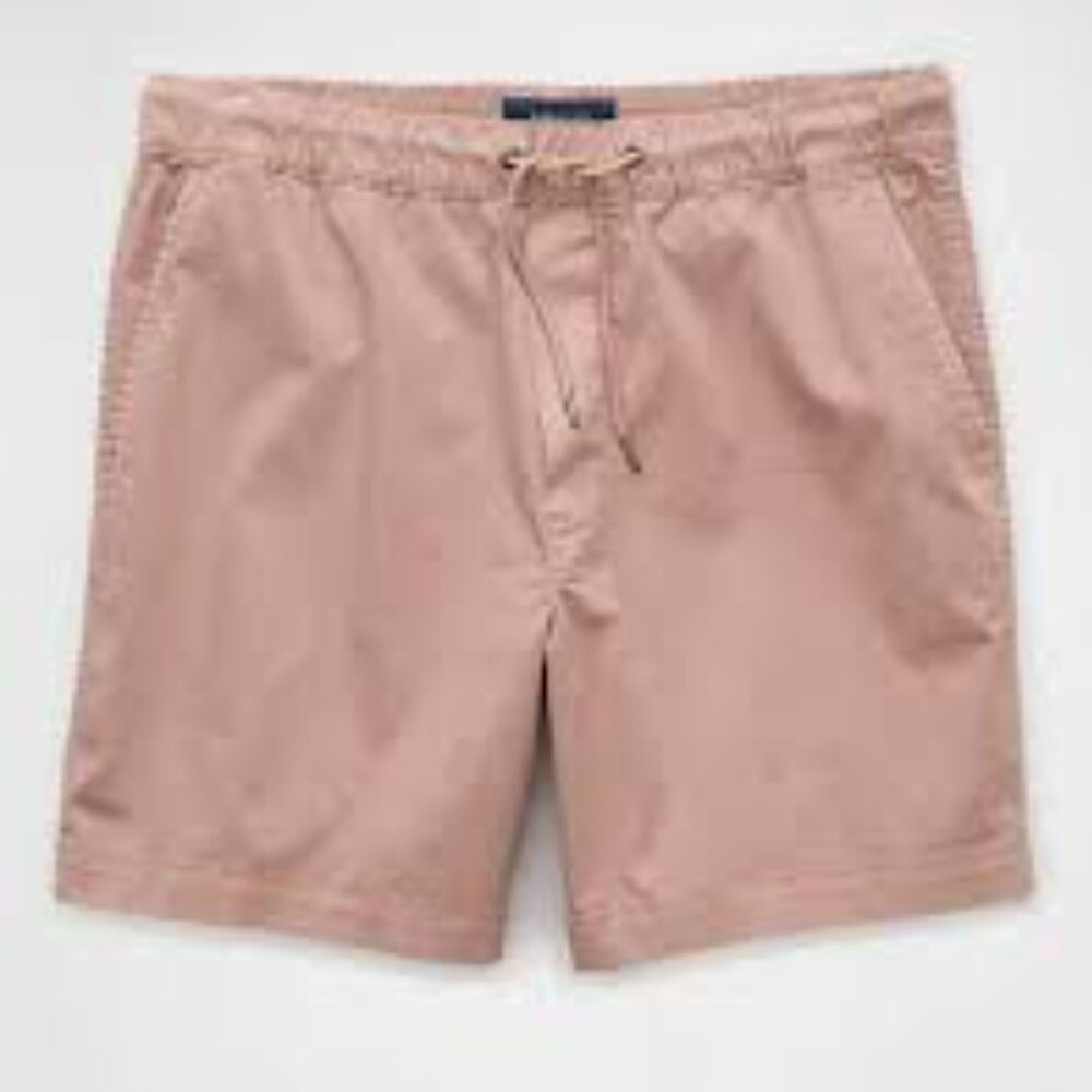American Eagle Flex 5.5" Lived In Trekker Short - Men's Size Small - Pink
